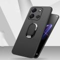 Itel A05S A663L Phone Case Magnetic Metal Ring Holder Support Shockproof Soft TPU Case. 