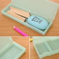 Frosted Pencil Case Simple Non-toxic Hard Plastic Pen Box Students Gift Translucent Stationery Box Students. 