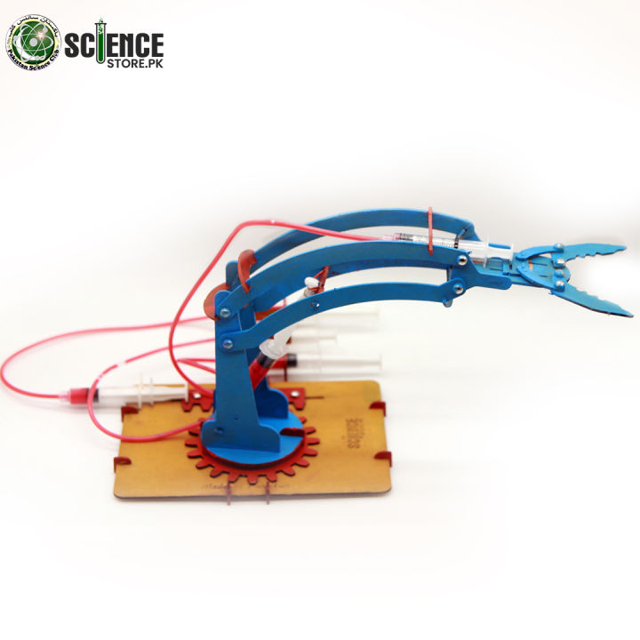 DIY Hydraulic Mechanical Robotic Arm STEM Physics Experiment Kit for Child School Education Gift Model