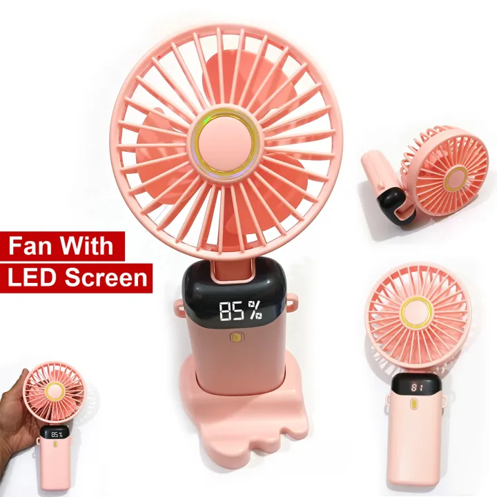 Personal%20Foldable%20Fan%20With%20LED%20Digital%20Display,%20Portable%20Hanging%20Neck%20Fan,%204000mAh%20USB-C%20Rechargeable%205-Speed%20Modes%20Powerful%20Desktop%20Fan%20with%20Base,%20Adjustable%20Lanyard%20and%20Bracket%20Hands-free%20Cooling%20-%20Image%205