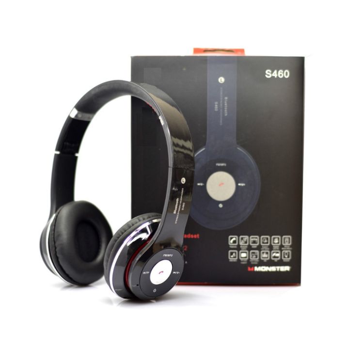 S460 Bluetooth Headphones Black
