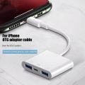 Atowin OTG Adapter for iPhone 14 13 12 11 X XS MAX 8 7 plus iPad pro air Lighting to USB Connector With Charging Port Data Converter for U Disk Keyboard Mouse. 
