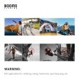 Booms Fishing CC1 6pcs Aluminum Carabiner Key Hook Clips for Outdoor Hiking, Fishing, Camping, Mountaineering. 