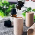 Essential Oil Diffuser Container Slowly Volatile Cherry Wooden Essential Oil for Sleep Push Oil Home Yoga Aromatherapy Inhaler. 