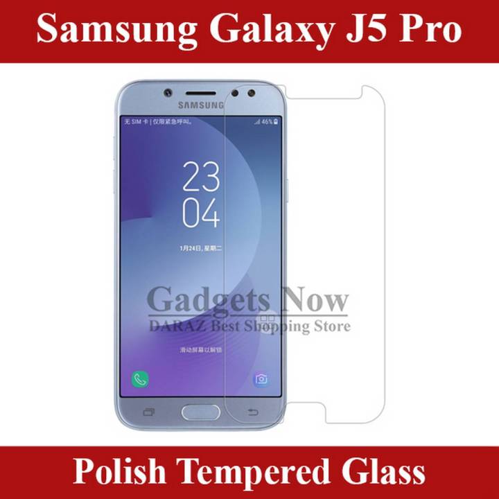 Samsung Galaxy J5 Pro Tempered Glass Screen Protector Premium High Quality Polish Glass For Samsung Galaxy J5 Pro