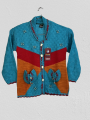 sweater ful sleeve button down collar wool. 