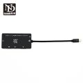 Thunderbolt 2 Dock Mini Displayport to HDMI VGA DVI Multi-Port Thunderbolt Hub Adapter 4 in1 Audio Cable for Mac Book Air Black. 