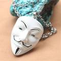 Vendetta Mask Chain Locket Original Anonymous Mask. 