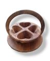 WOODEN GOLD-Wooden Handmade Antique Dry Fruit Basket with Folding Trivet- Wooden Hand Carved Dry Fruit Basket Foldable-High Quality-Different Design Will be Send based on availability. 