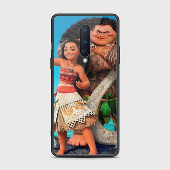 OnePlus 8 Cover - SkinLee HQ Infinity Glass Case (Soft) - Disney Moana - SKINLEE-555-1-921-474