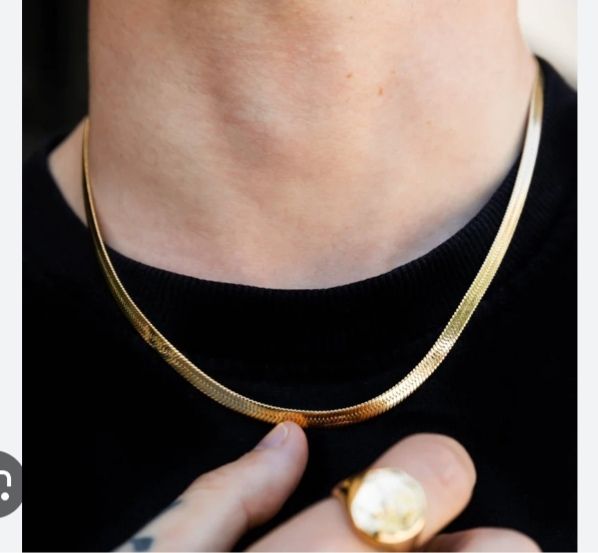 Golden Snake Neck Chain For Men/Women