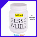 Gesso Primer For Canvas Clay pots & Wood &mdf| panting |. 