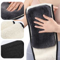Waist Warmer Belt Unisex Plush Thermal Waist Warmer for Winter Keep Stomach Warm Protected Adjustable Waistband. 