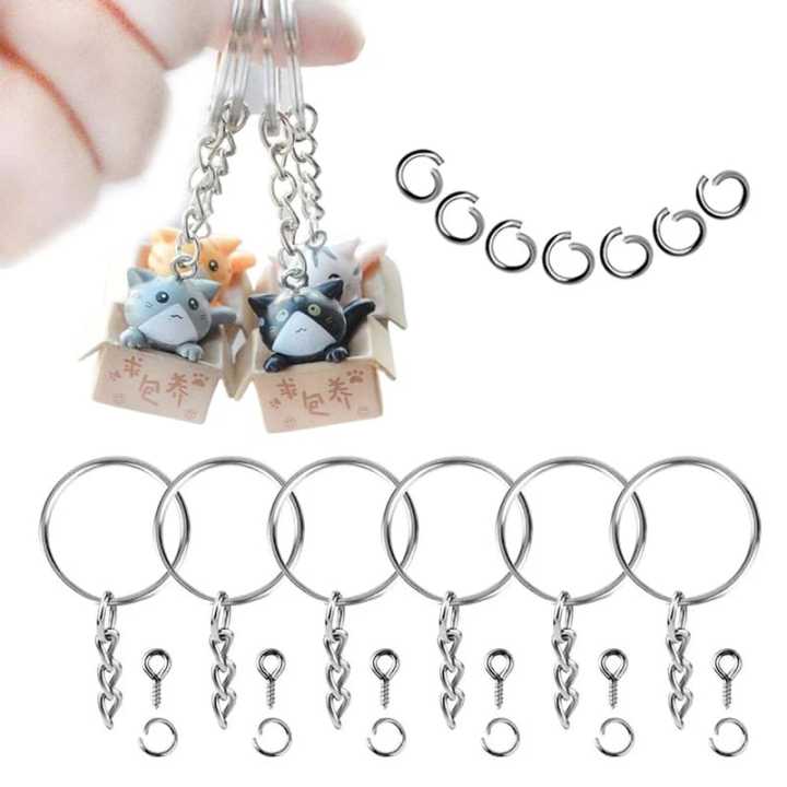 75pcs%20Keychain%20Open%20Jump%20Rings%20Eye%20Pins%20Jewelry%20Making%20Accessories%20Art%20Kits%20for%20DIY%20Epoxy%20Resin%20Key%20Chain%20Key%20Ring%20Pendants%20-%20Image%203