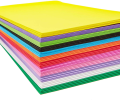 SNOW CRAFTS 10 Colours, A4 Size, 100 Sheets Thick Coloured Paper Coloured A4 Copier Paper Paper, Coloured Colourful Paper Clay Paper, for DIY Arts Crafts. 