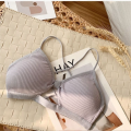 Teenage Girls Underwear Cross Hollow Small Suspenders Without Steel Ring Bra Threaded Elastic Wrap Bra. 