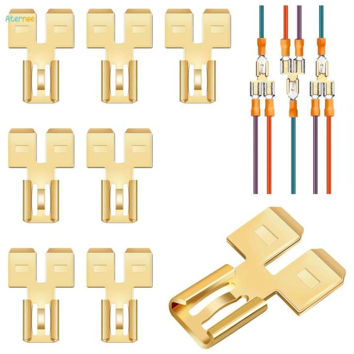 Double Spade Connector Wire Terminals Adapter Wire Tab Slip