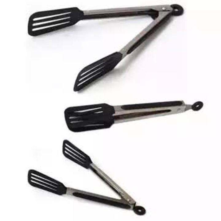 Tong small size Non Stick Tong / Non Stick Chimta - black color