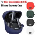 Silicone Headphone Cover For Anker Soundcore Liberty 4 NC Wireless Earbuds Case Dustproof Earphone Protector Charging Box Sleeve. 