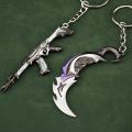 Valorant Melee Reaver 2.0 Karambit Knife M4 Peripheral Rotatable Knife Alloy Samurai Model Gift Toys Game. 
