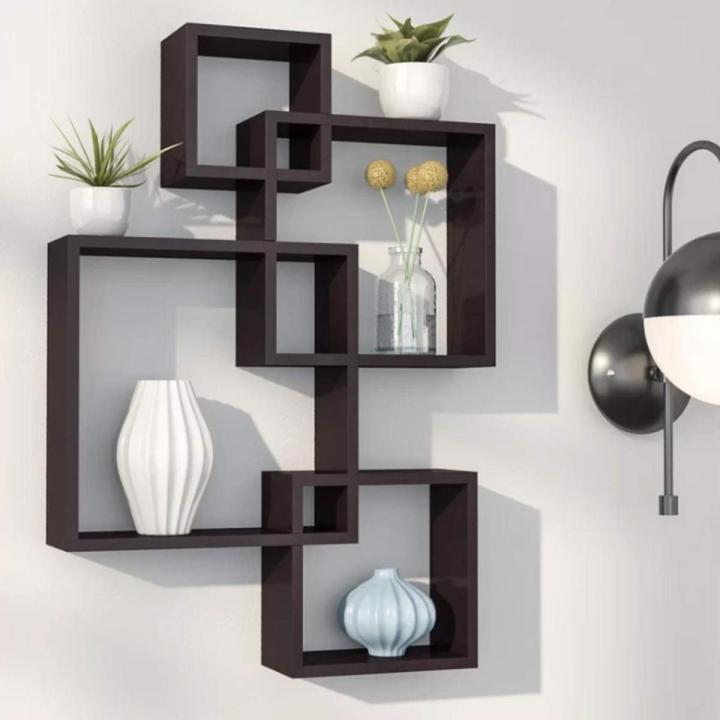 4 Square Wall Shelves