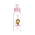 YoYo Monkey Brand Glass Feeder with Unique Printing Design 240 ml 6 oz 1" Thick Glass Layer With Beautiful Transparent Box Packing. 
