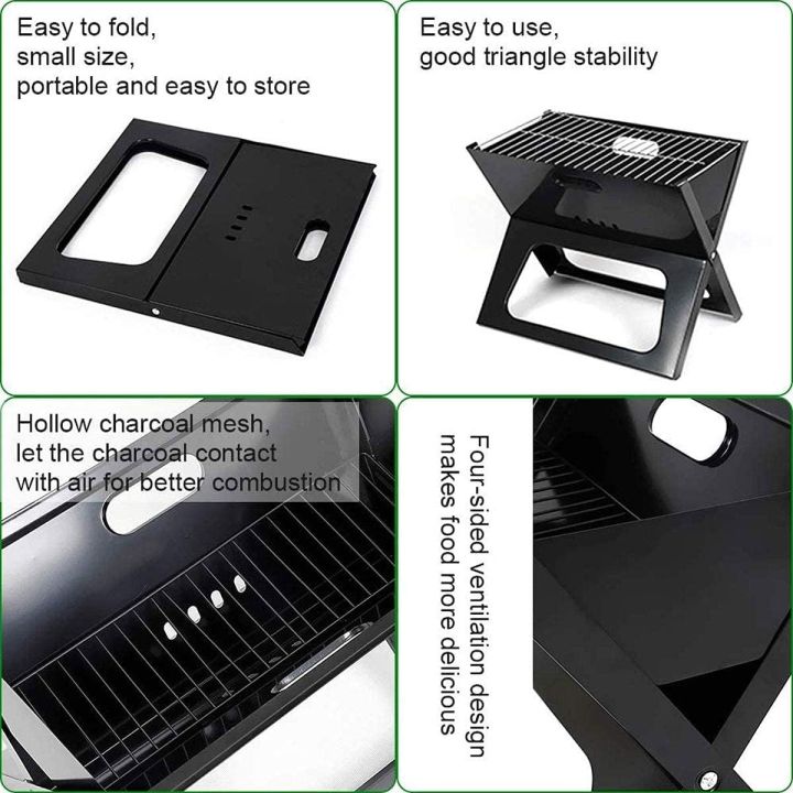 Barbecue%20Charcoal%20Grill,%20Foldable%20Charcoal%20Grill,%20Ultra-Light%20Foldable%20Grill%20is%20Easy%20to%20Install,%20Very%20Suitable%20for%20Camping%20Outdoor%20Garden%20Party%20-%20Image%203
