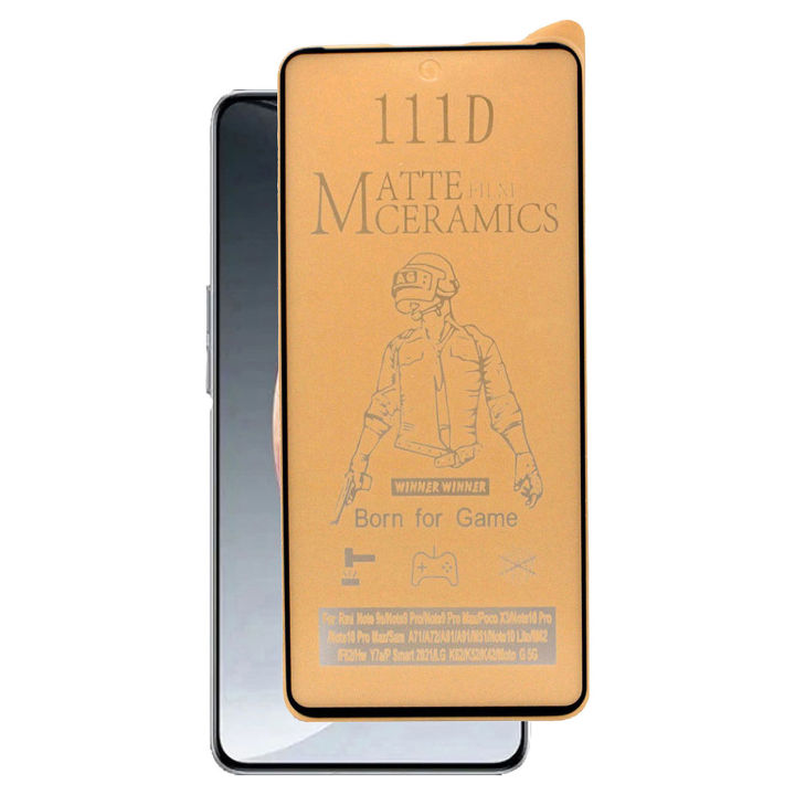 Tecno Camon 30 Matte Glass Protector Ceramic Glass For Tecno Camon 30