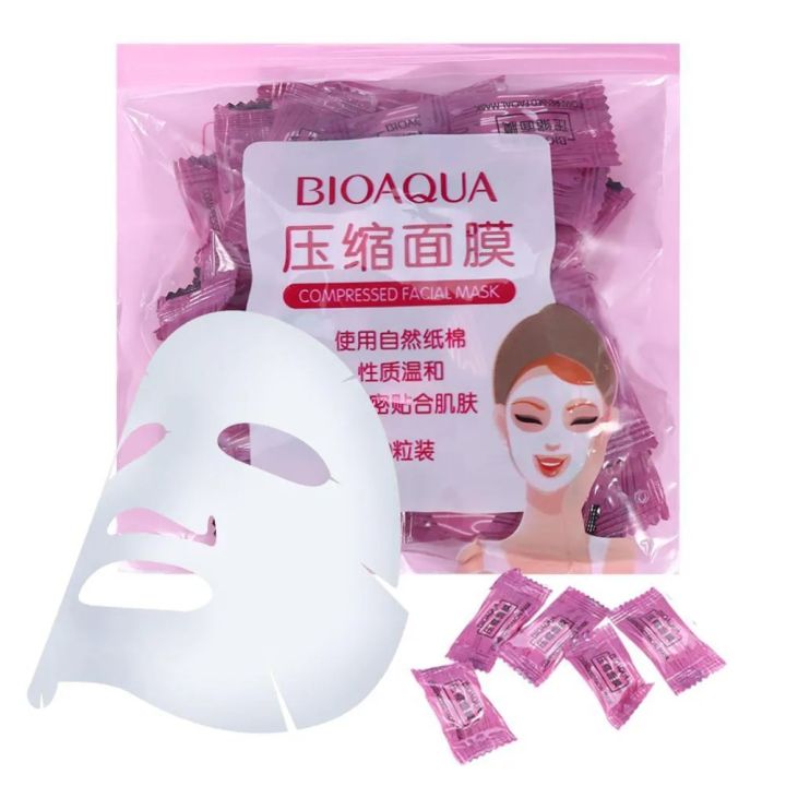 Compressed Facial Tablet Face Sheet Mask 5/10/15/25/50/100Pcs BQY8128 ...