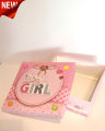 New Born Baby Girl announcement boxes, sweet or candy boxes for 1000 to 1500 gram sweet. 