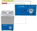 GT SONIC 2L Ultrasonic Cleaner with Adjustable Timer, Household Stainless Steel Ultrasonic Cleaning Machine for Dentures, Glasses, Watches, Electronics Parts – Imported from UK. 