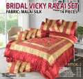 14 pieces bridal fancy vicky razai set export quality. 