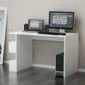 Study Desk Computer Stand Student Table with Book Shelf Hidden Storage PC Stand Wood Study Desk Home Furnitur Table / White. 