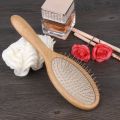 Wooden Hair Brush With Metal Bristles (Large Size) (Oval Shape) | Bamboo Wooden Hair Combs | Natural Wooden Bamboo Brush | Wooden Brush and Comb | Wood Combs For  Hair Fall | Hairbrush for Women   Men Kids | Lakri Ka Kanga Kangi | Wood Comb For Curly Hair. 
