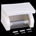 Wall Mounted Plastic Waterproof Toilet  Bathroom Tool Roll Paper Tissue Holder. 