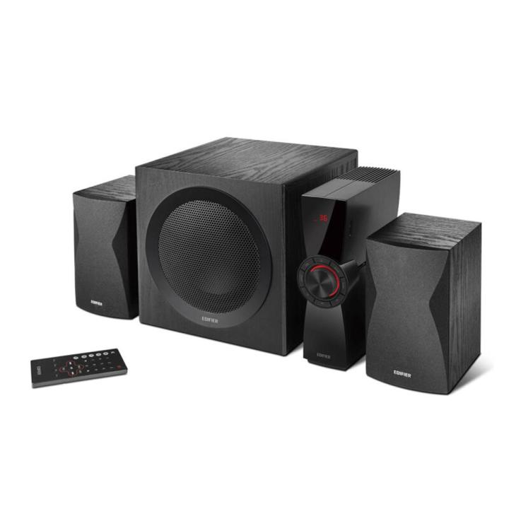 EDIFIER Edifier CX7 - 2.1 PC Multimedia Speaker system with Bluetooth | SD card | AUX | RCA | 8" Sub woofer | Independent Amplifier.