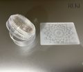 Diamond Nail Art Stamper, Jelly Silicone Stamp For French Nails RUKI Transparent Nail Art Stamping Tool. 