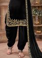 3Pc Patyala Shalwar Kameez For Women's/Girls SM-06 Black. 