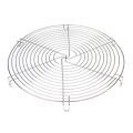 Round Cake Cooling Rack Stainless Steel Wire Cooling Grid Wire Tray Round Cookies Biscuits Bread Baking Tray. 