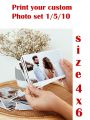 4x6 Photo Print customized Single & Set of 5/10/15 pcs with Digital High Quality Resolution. Customize photo print.picture print. your photo print. picture printig. Polaroids . Motivational quotes print.. 