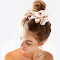 Hair Scrunchies for Women Large Scrunchie Satin Oversized Silk Thick Elastic Hair Ties Jumbo Hair Scrunchies. 