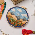 Wall decor Embroidery Kit Graceful Nature Theme Embroidery Kit For Home Decor.. 