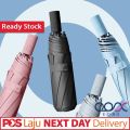 REACT IN SECONDS 💖 One Click Open Close Three Fold Auto Umbrella Portable Backpack Foldable UV Protection Umbrellas. 