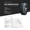 GTR BG TRAKO PLUS | TUBELESS TYRES 185/60R15 WITH WARRANTY | (1 TYRE PRICE). 