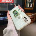 JIUMOO For Xiaomi MI Redmi Note 10 5G Note 11 SE 5G POCO M3 Pro 4G POCO M3 Pro 5G Case Fashion Cartoon Ice Side Edge Cases Thin Luxury Plating Pattern Casing Soft Silicone Back Cover. 
