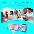 AOC KM100 Cool Backlit Keyboard and Mouse Combo Ergonomic Waterproof Keyboard Color Backlight for Computer PC Laptop  Extra 2% Off. 