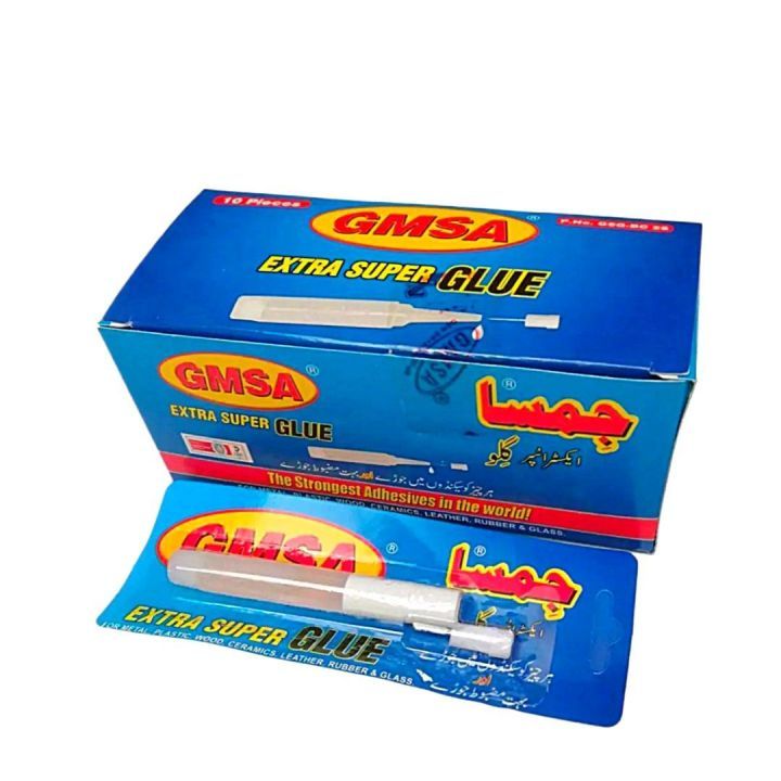 Super Glue 1.5 Gram Pack 10  Pcs Box