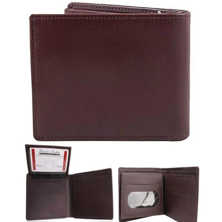 Dark Brown Leather Wallet For Men