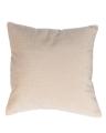 Creme  Suede Self Embossed cushion Cover 20x20 Inch With Filling. 