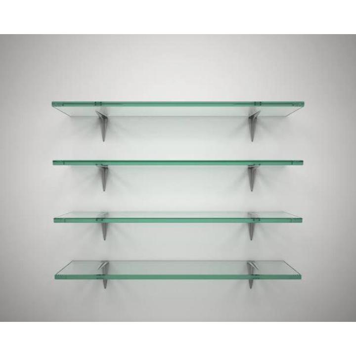 4-Tier Bathroom Wall Mounted Glass Shelf rating